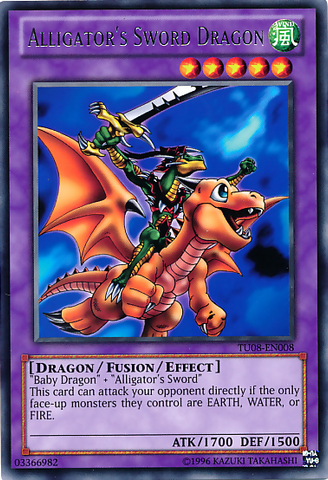 Alligator's Sword Dragon [TU08-EN008] Rare - Card Brawlers | Quebec | Canada | Yu-Gi-Oh!