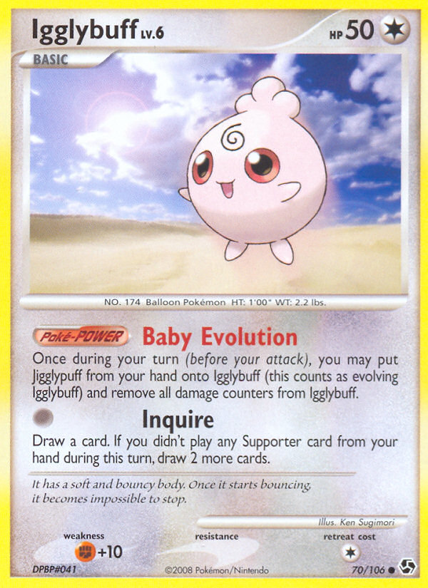Igglybuff (70/106) [Diamond & Pearl: Great Encounters] - Card Brawlers | Quebec | Canada | Yu-Gi-Oh!