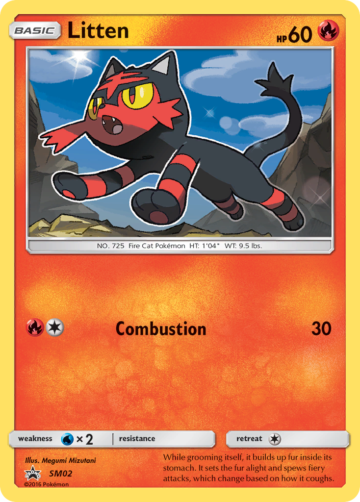 Litten (SM02) [Sun & Moon: Black Star Promos] - Card Brawlers | Quebec | Canada | Yu-Gi-Oh!