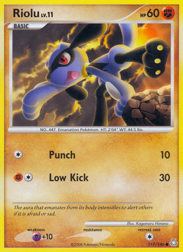 Riolu (117/146) [Diamond & Pearl: Legends Awakened] - Card Brawlers | Quebec | Canada | Yu-Gi-Oh!