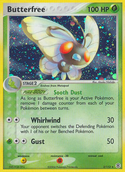Butterfree (2/112) [EX: FireRed & LeafGreen] - Card Brawlers | Quebec | Canada | Yu-Gi-Oh!
