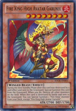 Fire King High Avatar Garunix [SDOK-EN001] Ultra Rare - Yu-Gi-Oh! - Card Brawlers | Quebec | Canada |