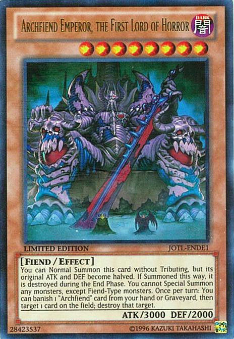 Archfiend Emperor, the First Lord of Horror [JOTL-ENDE1] Ultra Rare - Yu-Gi-Oh! - Card Brawlers | Quebec | Canada |