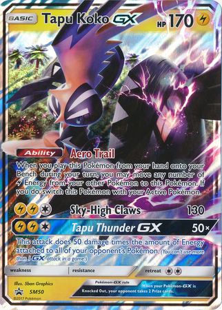 Tapu Koko GX (SM50) (Jumbo Card) [Sun & Moon: Black Star Promos] - Card Brawlers | Quebec | Canada | Yu-Gi-Oh!