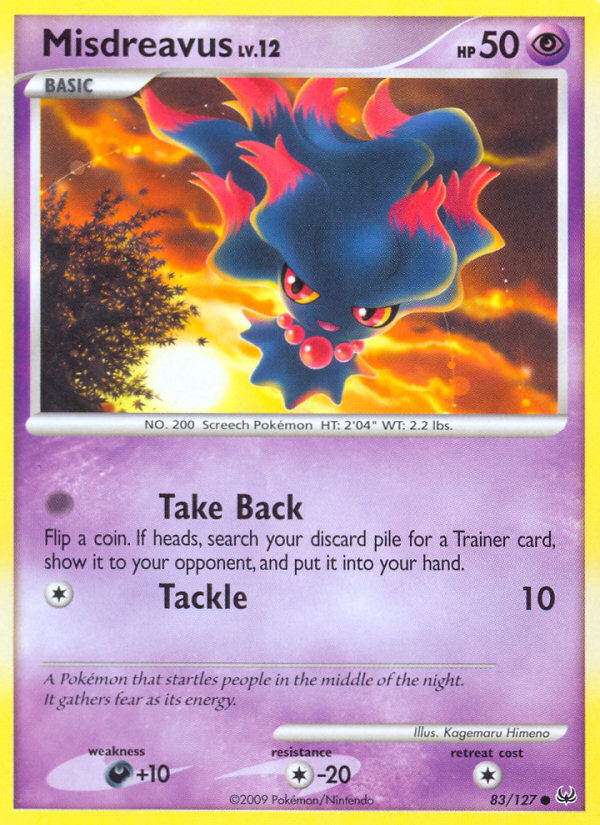 Misdreavus (83/127) [Platinum: Base Set] - Card Brawlers | Quebec | Canada | Yu-Gi-Oh!