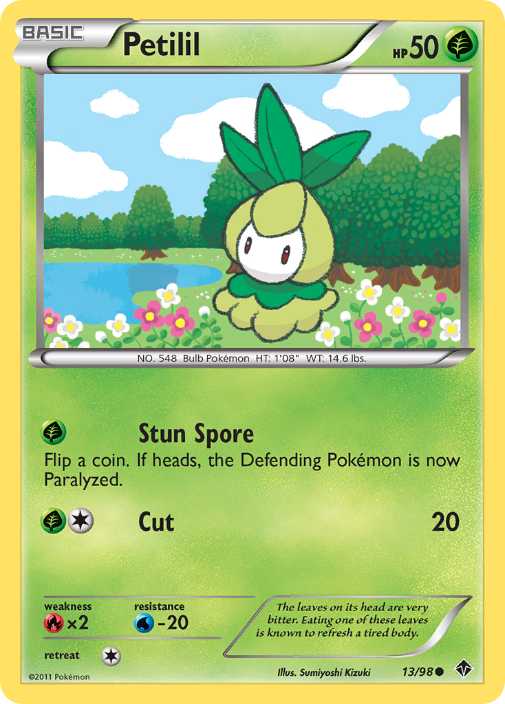Petilil (13/98) [Black & White: Emerging Powers] - Card Brawlers | Quebec | Canada | Yu-Gi-Oh!