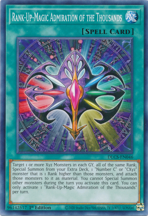 Rank-Up-Magic Admiration of the Thousands [DLCS-EN046] Common - Card Brawlers | Quebec | Canada | Yu-Gi-Oh!