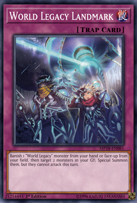 World Legacy Landmark [MP18-EN081] Common - Card Brawlers | Quebec | Canada | Yu-Gi-Oh!