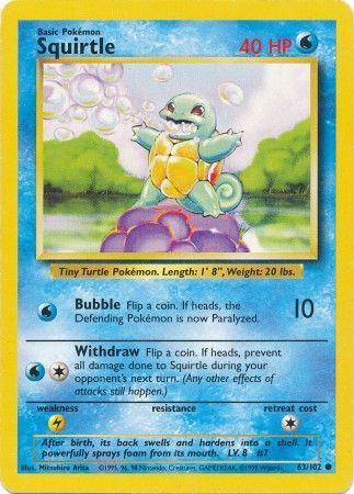 Squirtle (63/102) [Base Set Unlimited] - Card Brawlers | Quebec | Canada | Yu-Gi-Oh!