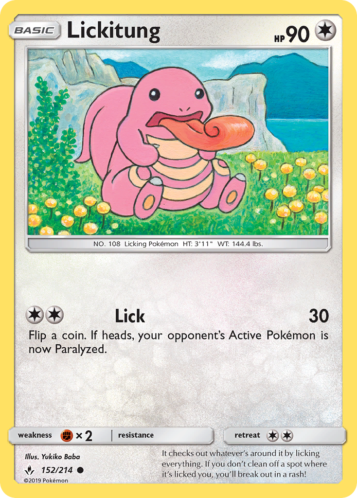 Lickitung (152/214) [Sun & Moon: Unbroken Bonds] - Card Brawlers | Quebec | Canada | Yu-Gi-Oh!