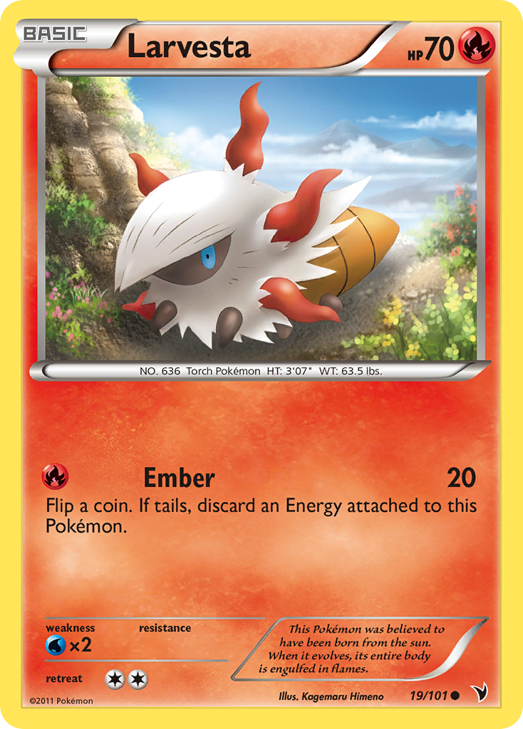 Larvesta (19/101) [Black & White: Noble Victories] - Card Brawlers | Quebec | Canada | Yu-Gi-Oh!