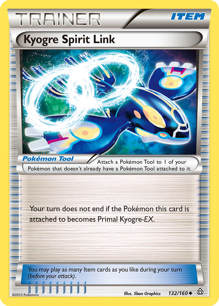 Kyogre Spirit Link (132/160) [XY: Primal Clash] - Card Brawlers | Quebec | Canada | Yu-Gi-Oh!