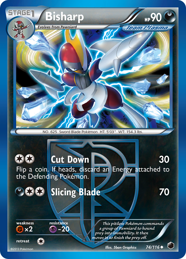 Bisharp (74/116) [Black & White: Plasma Freeze] - Card Brawlers | Quebec | Canada | Yu-Gi-Oh!