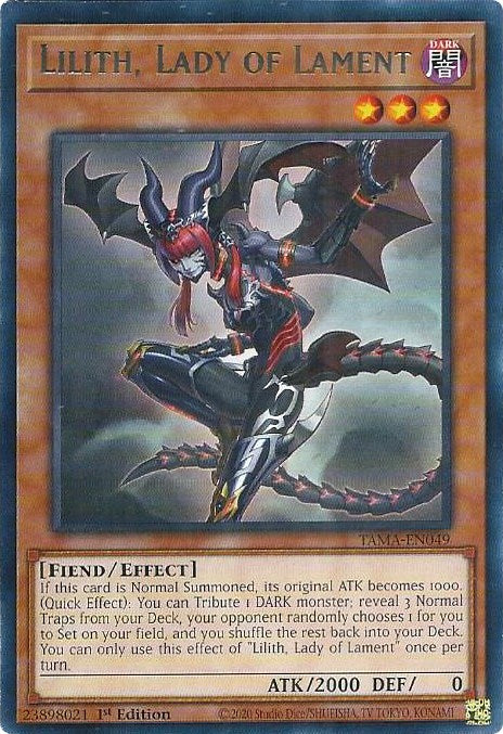 Lilith, Lady of Lament [TAMA-EN049] Rare - Card Brawlers | Quebec | Canada | Yu-Gi-Oh!