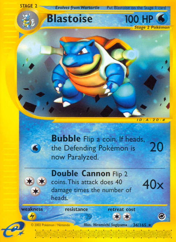 Blastoise (36/165) [Expedition: Base Set] - Card Brawlers | Quebec | Canada | Yu-Gi-Oh!