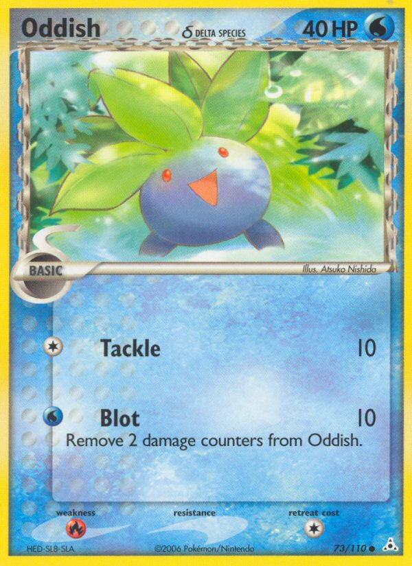 Oddish (73/110) (Delta Species) [EX: Holon Phantoms] - Card Brawlers | Quebec | Canada | Yu-Gi-Oh!