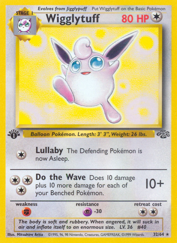 Wigglytuff (32/64) [Jungle 1st Edition] - Card Brawlers | Quebec | Canada | Yu-Gi-Oh!