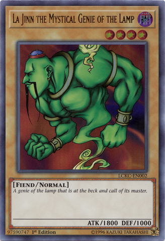 La Jinn the Mystical Genie of the Lamp [LCKC-EN002] Ultra Rare - Yu-Gi-Oh! - Card Brawlers | Quebec | Canada |