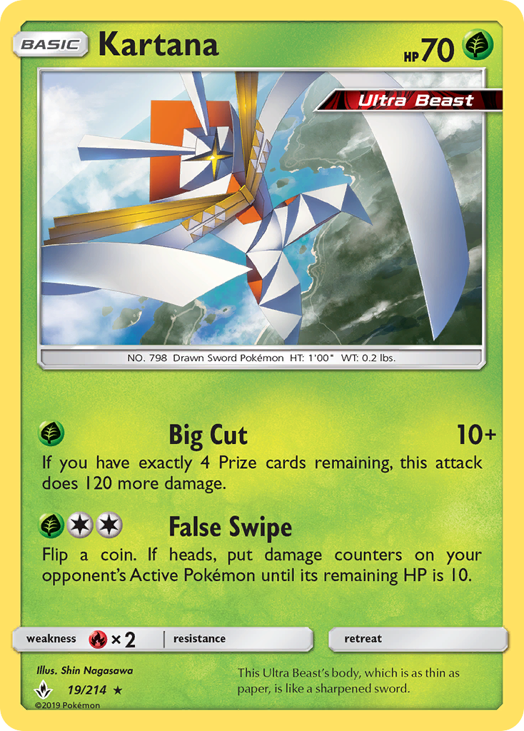 Kartana (19/214) [Sun & Moon: Unbroken Bonds] - Card Brawlers | Quebec | Canada | Yu-Gi-Oh!