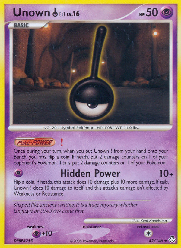 Unown ! (42/146) [Diamond & Pearl: Legends Awakened] - Card Brawlers | Quebec | Canada | Yu-Gi-Oh!