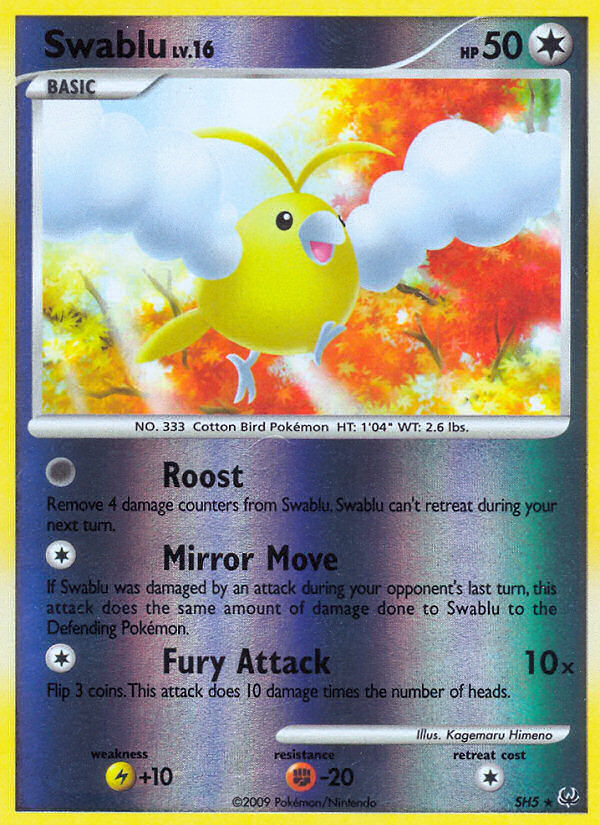 Swablu (SH5) [Platinum: Base Set] - Card Brawlers | Quebec | Canada | Yu-Gi-Oh!