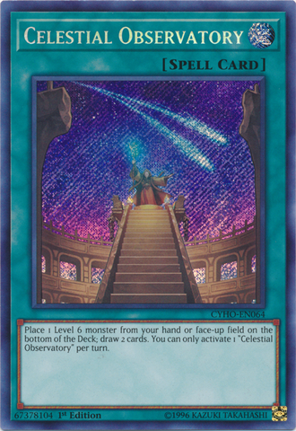 Celestial Observatory [CYHO-EN064] Secret Rare - Yu-Gi-Oh! - Card Brawlers | Quebec | Canada |