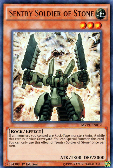 Sentry Soldier of Stone [MVP1-EN012] Ultra Rare - Yu-Gi-Oh! - Card Brawlers | Quebec | Canada |