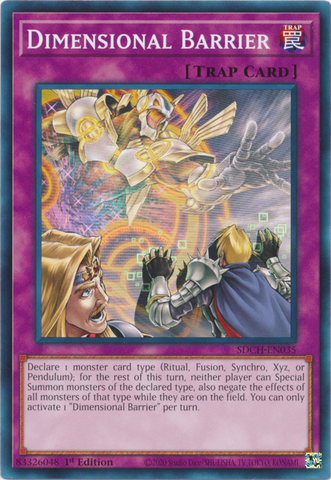 Dimensional Barrier [SDCH-EN035] Common - Card Brawlers | Quebec | Canada | Yu-Gi-Oh!