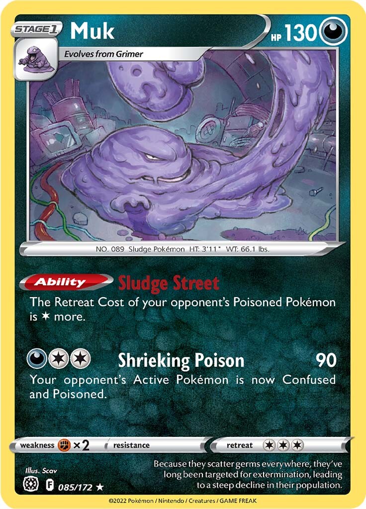 Muk (085/172) [Sword & Shield: Brilliant Stars] - Card Brawlers | Quebec | Canada | Yu-Gi-Oh!