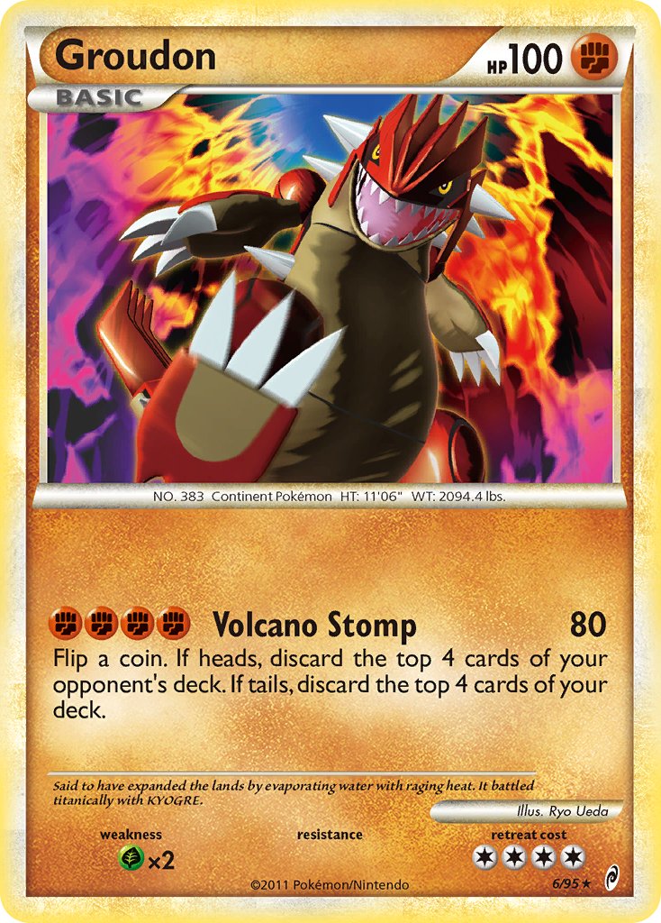 Groudon (6/95) (Theme Deck Exclusive) [HeartGold & SoulSilver: Call of Legends] - Card Brawlers | Quebec | Canada | Yu-Gi-Oh!