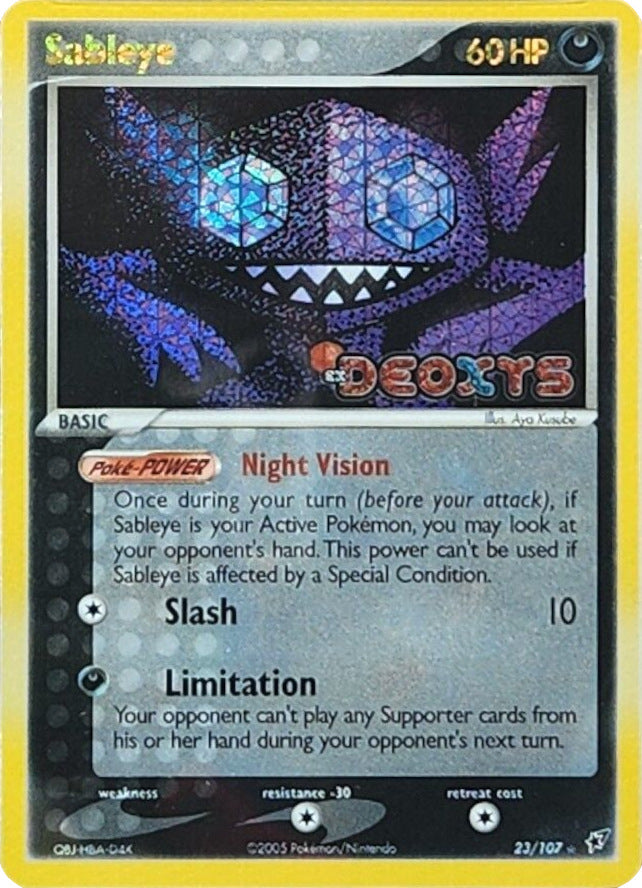 Sableye (23/107) (Stamped) [EX: Deoxys] - Card Brawlers | Quebec | Canada | Yu-Gi-Oh!