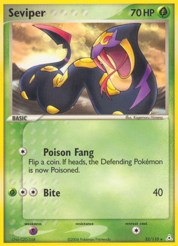 Seviper (32/110) [EX: Holon Phantoms] - Card Brawlers | Quebec | Canada | Yu-Gi-Oh!