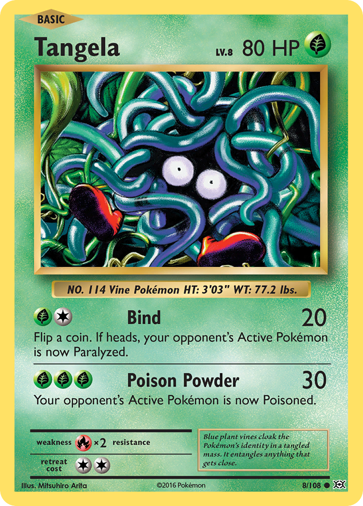 Tangela (8/108) [XY: Evolutions] - Card Brawlers | Quebec | Canada | Yu-Gi-Oh!