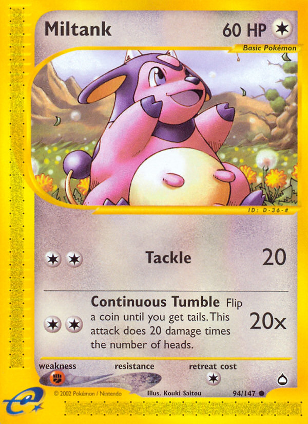 Miltank (94/147) [Aquapolis] - Card Brawlers | Quebec | Canada | Yu-Gi-Oh!
