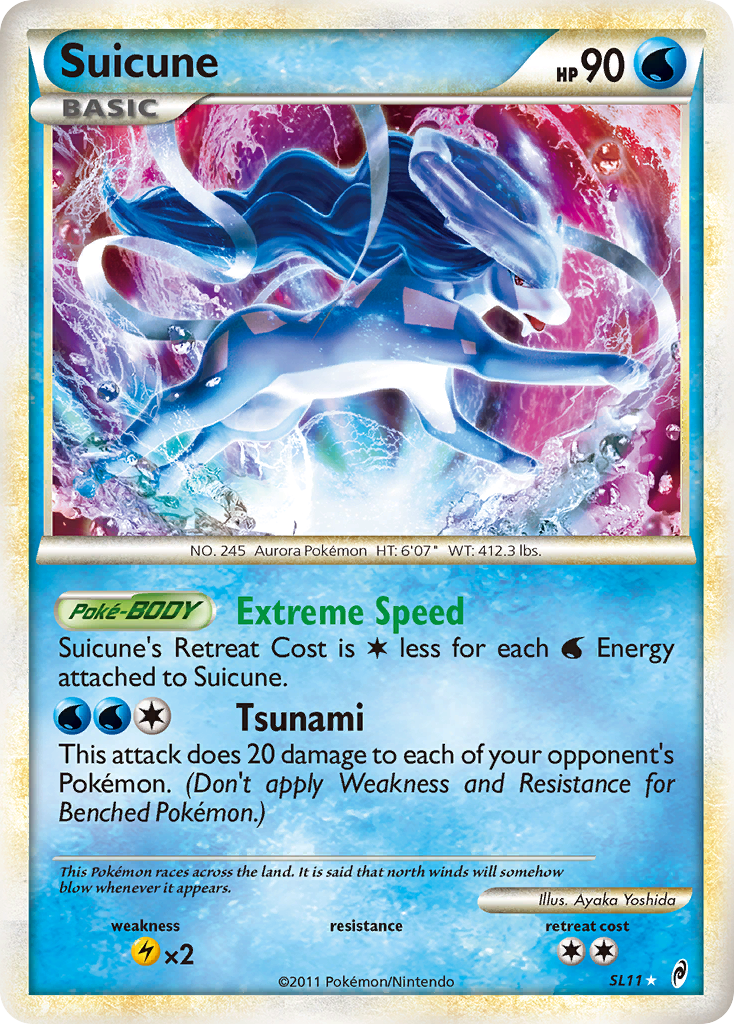 Suicune (SL11) [HeartGold & SoulSilver: Call of Legends] - Card Brawlers | Quebec | Canada | Yu-Gi-Oh!