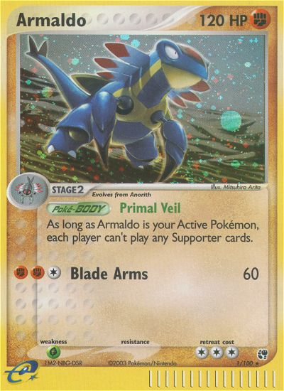 Armaldo (1/100) [EX: Sandstorm] - Card Brawlers | Quebec | Canada | Yu-Gi-Oh!