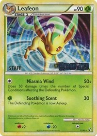 Leafeon (17/90) (Prerelease Promo) [Staff] [Nintendo: Black Star Promos] - Card Brawlers | Quebec | Canada | Yu-Gi-Oh!
