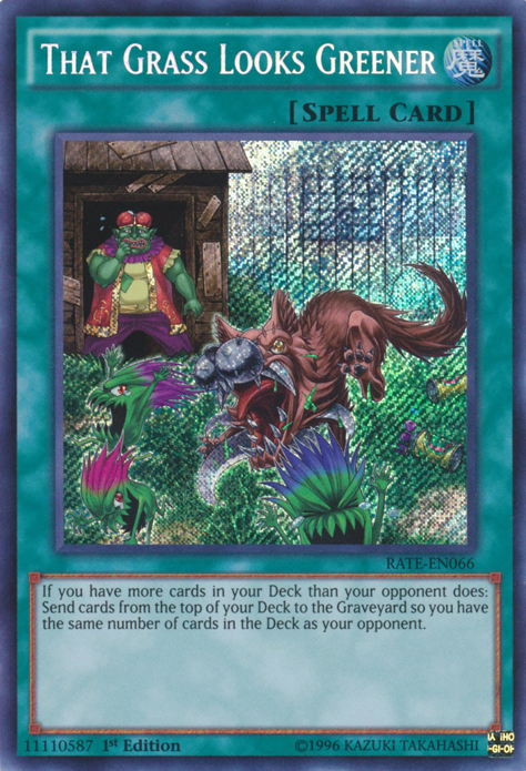 That Grass Looks Greener [RATE-EN066] Secret Rare - Yu-Gi-Oh! - Card Brawlers | Quebec | Canada |