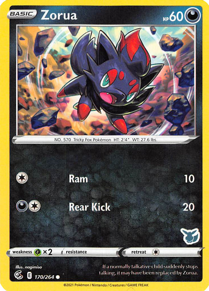 Zorua (170/264) (Eevee Deck) [Battle Academy 2022] - Card Brawlers | Quebec | Canada | Yu-Gi-Oh!