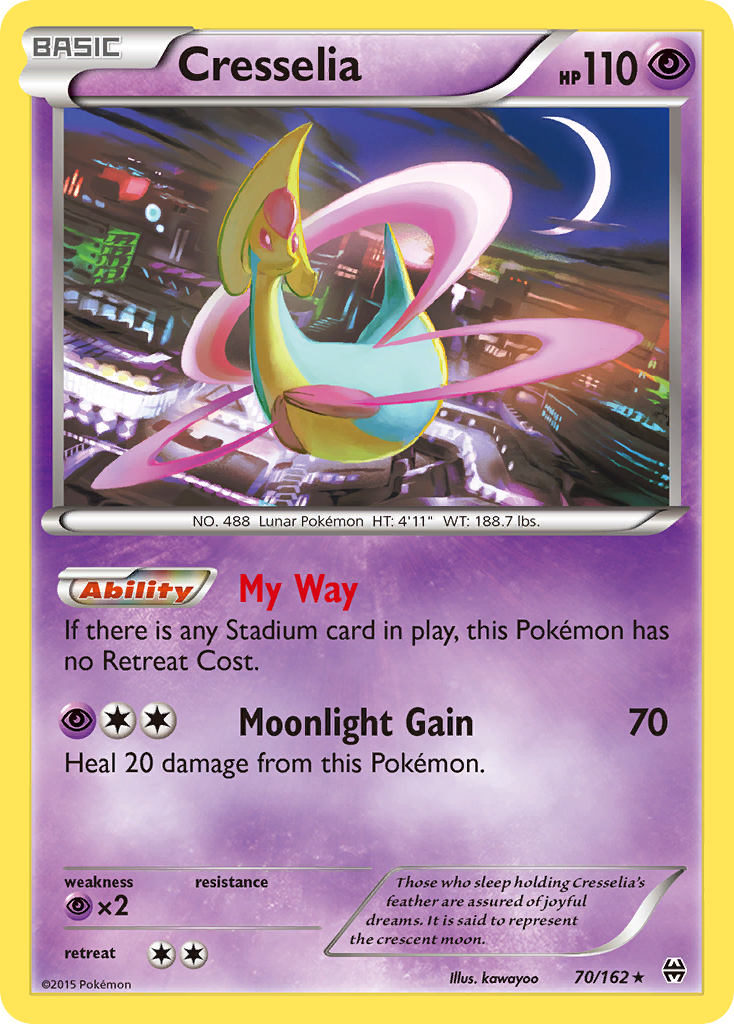 Cresselia (70/162) [XY: BREAKthrough] - Card Brawlers | Quebec | Canada | Yu-Gi-Oh!