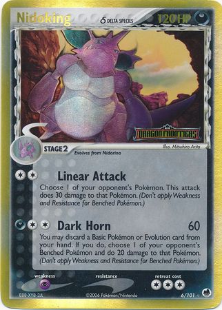 Nidoking (6/101) (Delta Species) (Stamped) [EX: Dragon Frontiers] - Card Brawlers | Quebec | Canada | Yu-Gi-Oh!
