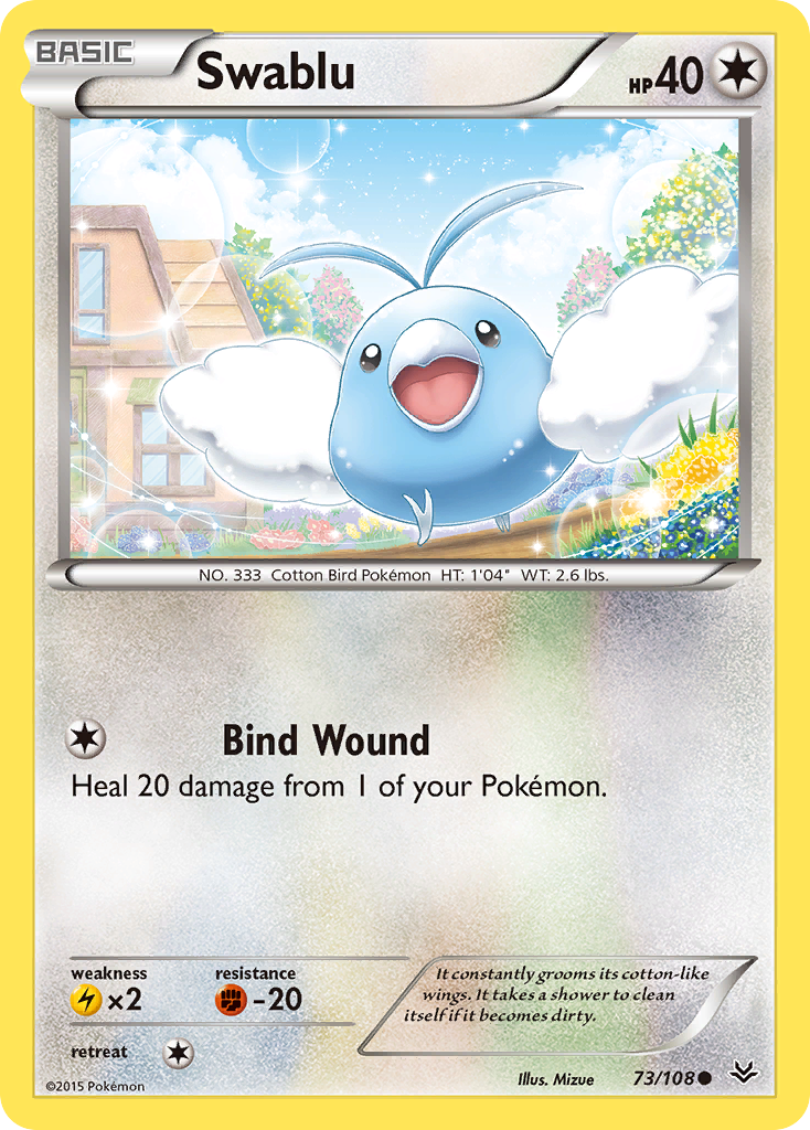 Swablu (73/108) [XY: Roaring Skies] - Card Brawlers | Quebec | Canada | Yu-Gi-Oh!