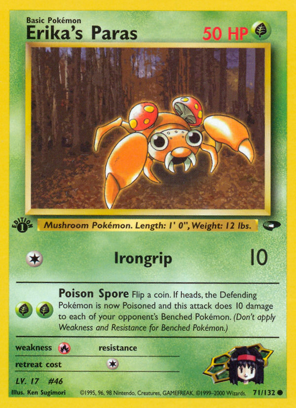 Erika's Paras (71/132) [Gym Challenge 1st Edition] - Card Brawlers | Quebec | Canada | Yu-Gi-Oh!