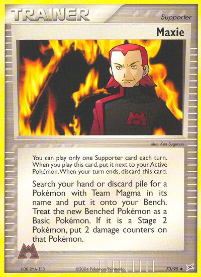 Maxie (73/95) [EX: Team Magma vs Team Aqua] - Card Brawlers | Quebec | Canada | Yu-Gi-Oh!