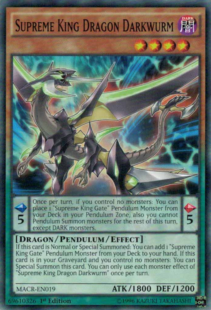 Supreme King Dragon Darkwurm [MACR-EN019] Common - Yu-Gi-Oh! - Card Brawlers | Quebec | Canada |