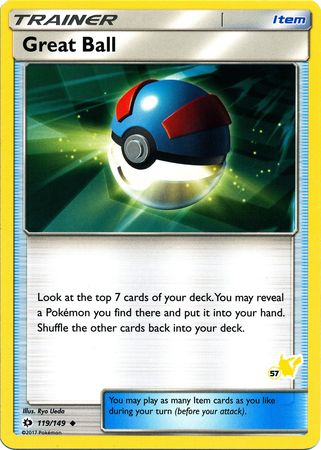 Great Ball (119/149) (Pikachu Stamp #57) [Battle Academy 2020] - Card Brawlers | Quebec | Canada | Yu-Gi-Oh!