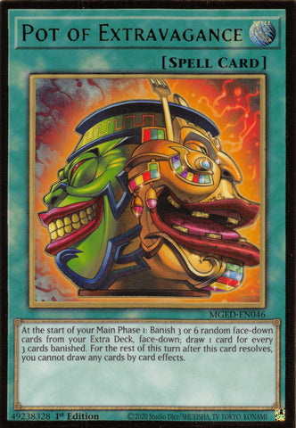 Pot of Extravagance [MGED-EN046] Gold Rare - Card Brawlers | Quebec | Canada | Yu-Gi-Oh!
