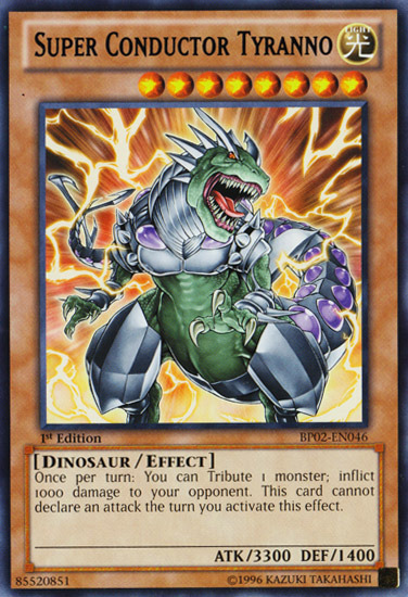 Super Conductor Tyranno [BP02-EN046] Mosaic Rare - Card Brawlers | Quebec | Canada | Yu-Gi-Oh!