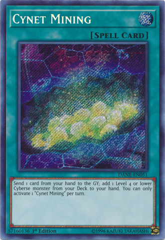 Cynet Mining [DANE-EN051] Secret Rare - Card Brawlers | Quebec | Canada | Yu-Gi-Oh!