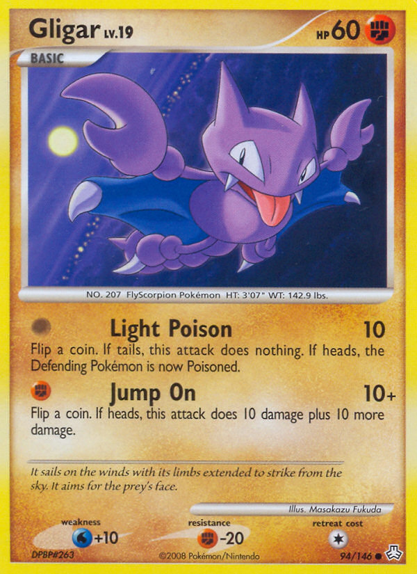 Gligar (94/146) [Diamond & Pearl: Legends Awakened] - Card Brawlers | Quebec | Canada | Yu-Gi-Oh!